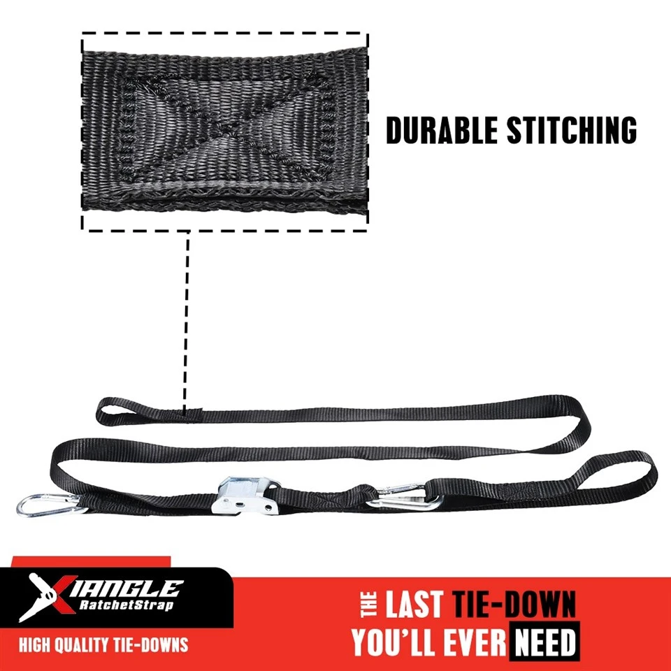 Premium 1 Inch Motorcycle & Dirt Bike Tie Downs With Carabiner Hooks best